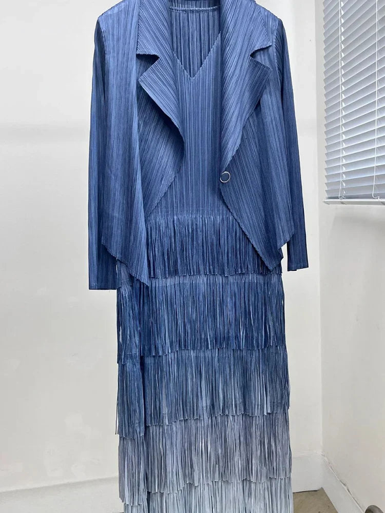 Schöne Damenkleider, lockerer Passform, Knielänge, Polyester-4