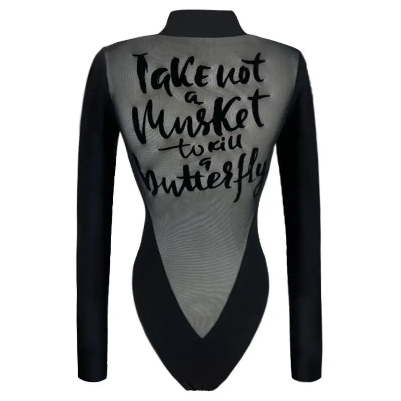 Variant image for Damen-Body, transparentes Design, Baumwolle, Spandex-1