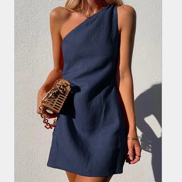 Damenkleid Figurbetont Elegant Design Polyester-5
