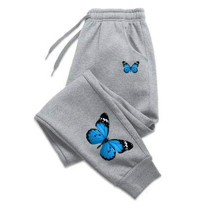 Variant image for Damen-Jogginghose Weich mit besticktem Schmetterling-25