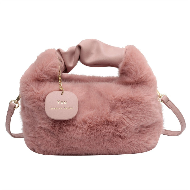 Damen-Handtasche, weich, geräumig, Kunstleder-3