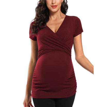 Damen Stillkleid Weiche Baumwolle Elegantes Design mit Öffnungen-3