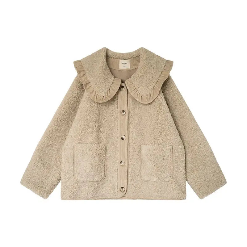 Damen-Wollmantel, elegantes modernes Design-1