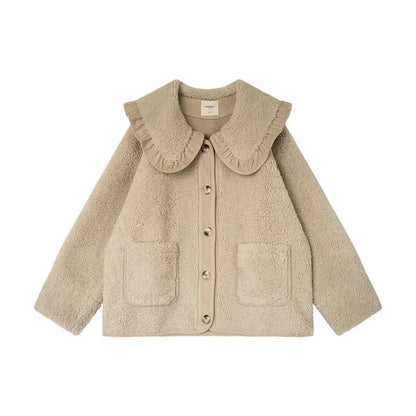 Damen-Wollmantel, elegantes modernes Design-1