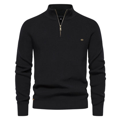 Damen-Pullover, aktiver halber Reißverschluss, Baumwoll-Lycra 8