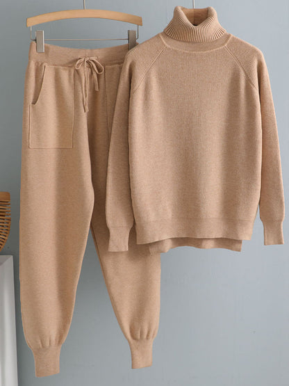 Variantenbild für Damen-Jogginghose mit hoher Taille, aus 100% Baumwolle, schmale Passform-3