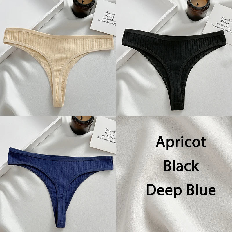 Variant image for Damen-Tanga, Set, monochrome Baumwolle, Spandex-33