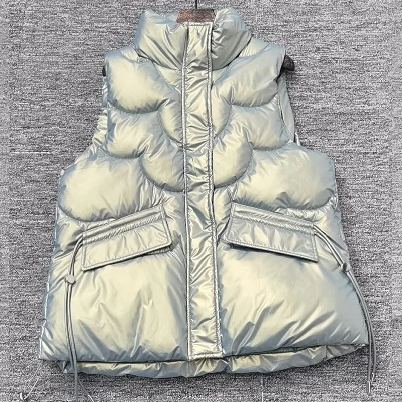 Langer Damen Wintermantel mit Kapuze in Windresistent Polyester 14