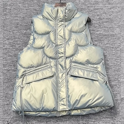 Langer Damen Wintermantel mit Kapuze in Windresistent Polyester 14