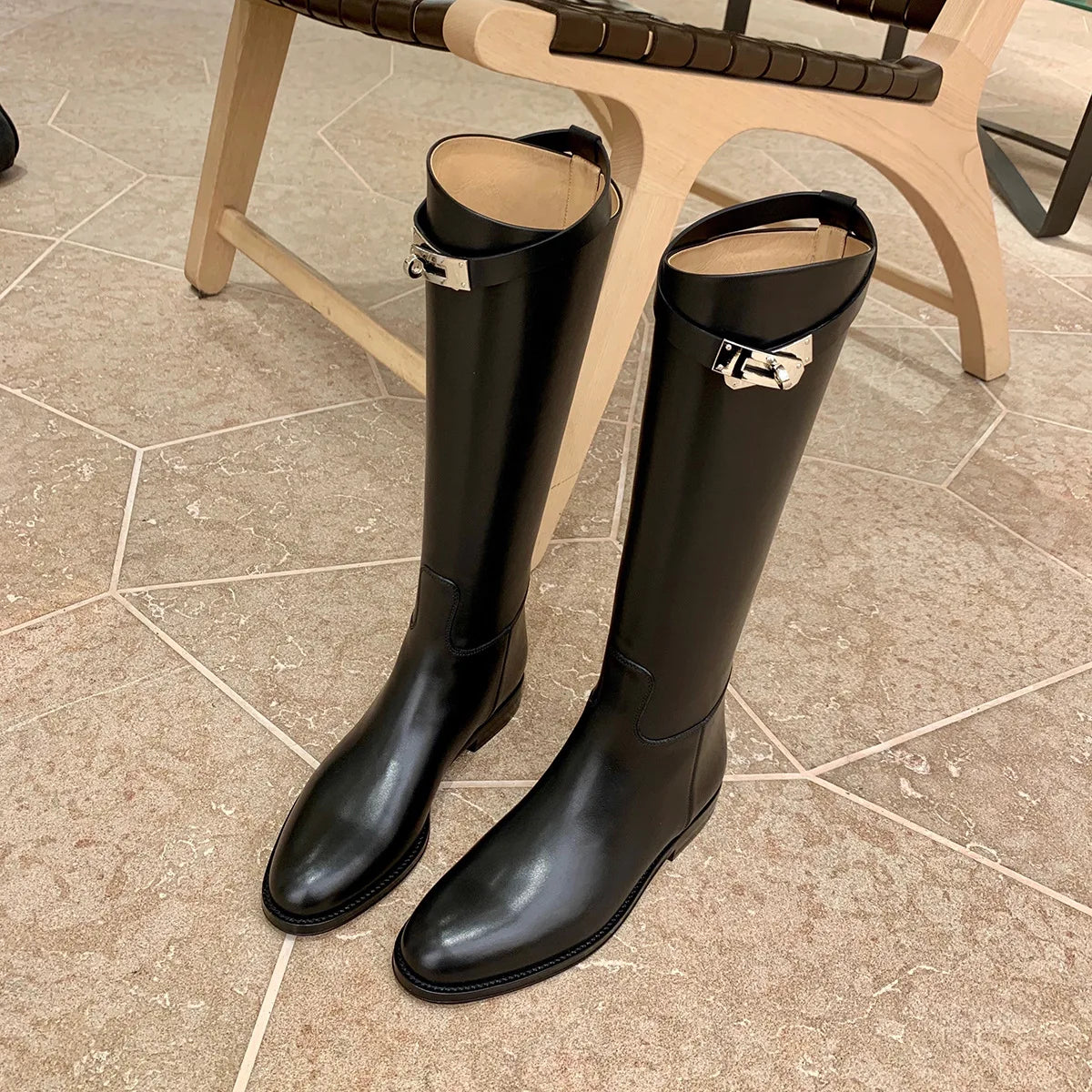 Variant image for Damen-knielange-Stiefel, transparentes PU, Gummi-19