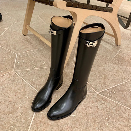 Variant image for Damen-knielange-Stiefel, transparentes PU, Gummi-19