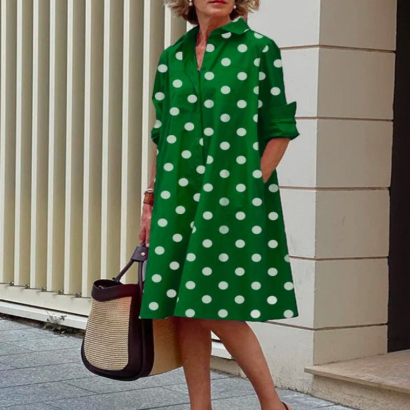 Damen-elegantes Kleid, leichtes Material-2