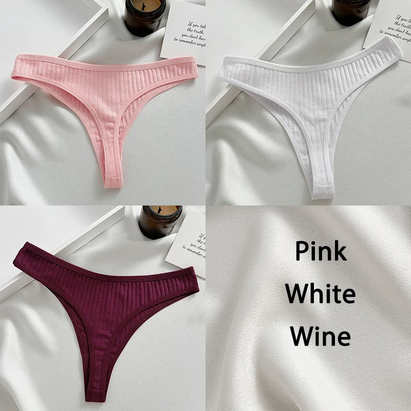 Variant image for Damen-Tanga, Set, monochrome Baumwolle, Spandex-25