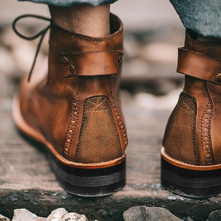 Herren-Stiefel, Leder, weiches Futter-4
