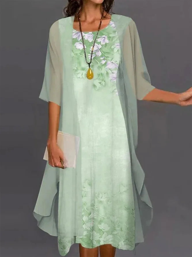Variant image for Damen-Kleid, lässiges Polyester, elegante Silhouette-7