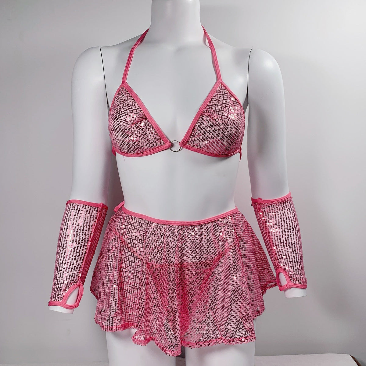 Damenunterwäsche-Set, bügellos, Push-Up, Polyester mit Spitzendetails-1