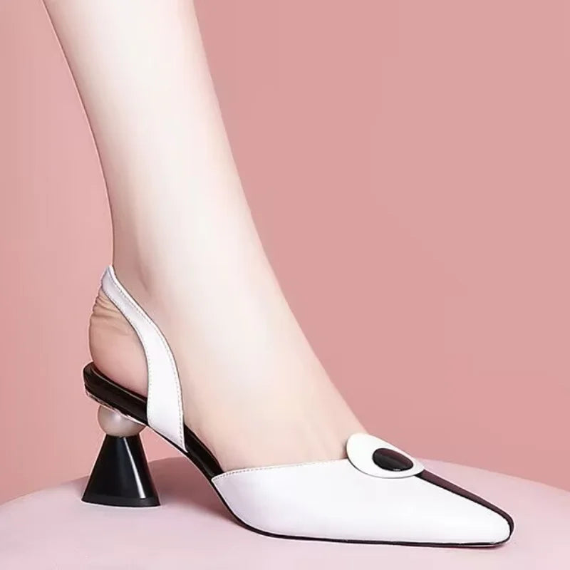 Variant image for Damen-Slingback-Schuhe, Stiletto, PU, Komfort-9