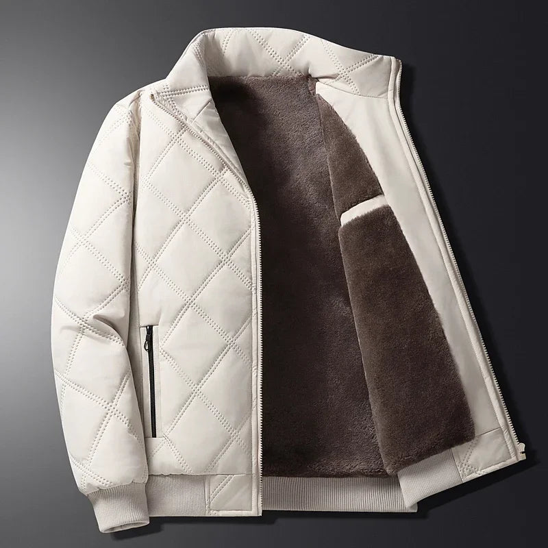 Winterjacke für Herren, gesteppt, warm und wetterbeständig, normale Passform, maschinenwaschbar, mehrere Größen S-4XL 8