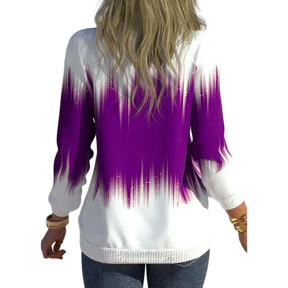 Langer Damen-Hoodie im lässigen Stil, 100% Baumwolle-3