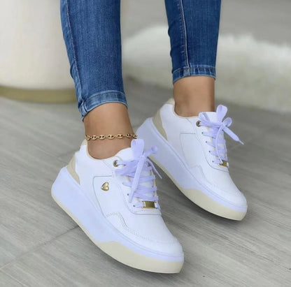 Damen Sneakers Modernes Design Voluminöse Sohle Textil und Synthetik-4