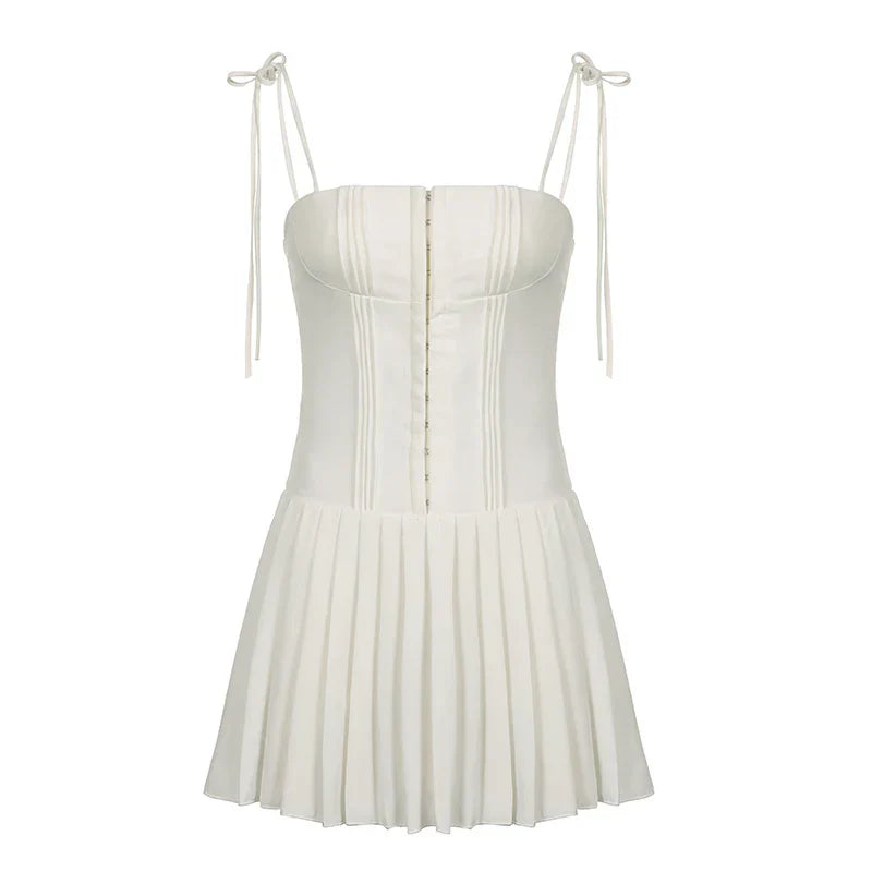 Variant image for Damen-A-Linien-Minikleid, glänzendes Polyester, Spandex-1