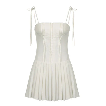 Variant image for Damen-A-Linien-Minikleid, glänzendes Polyester, Spandex-1