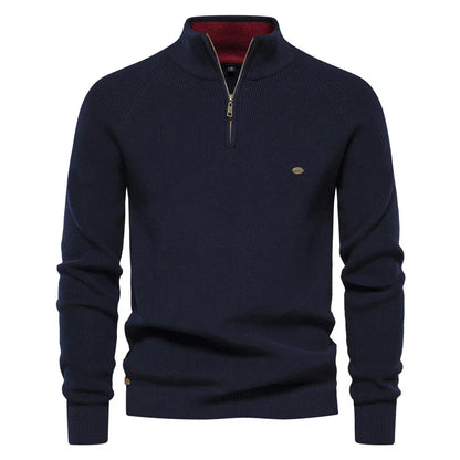 Damen-Pullover, aktiver halber Reißverschluss, Baumwoll-Lycra 7