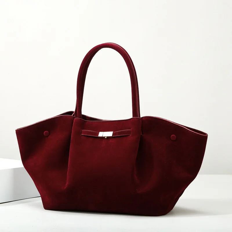 Variant image for Damen Tragetasche Mikrofaser Kunst Leder mit Griff-1