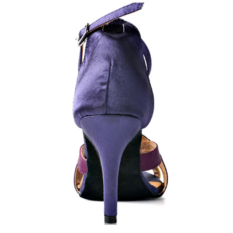 Damen-Stiefel, Bootsstil, Seidensatin und Baumwolle, mit Schnürung, System-3
