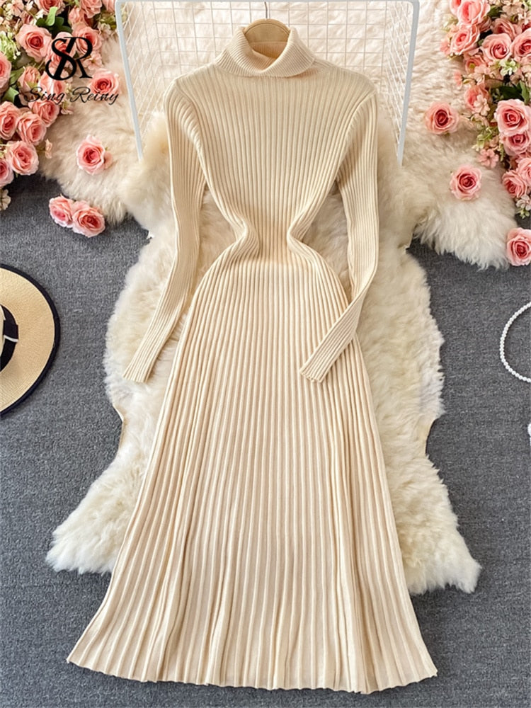 Variant image for Maxikleid Damen A-Linie Weiches Polyester Knöchellang-3