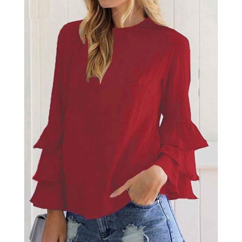 Variantenbild für Damen-Shirtkleid, klassischer Stil, 100% Baumwolle-36