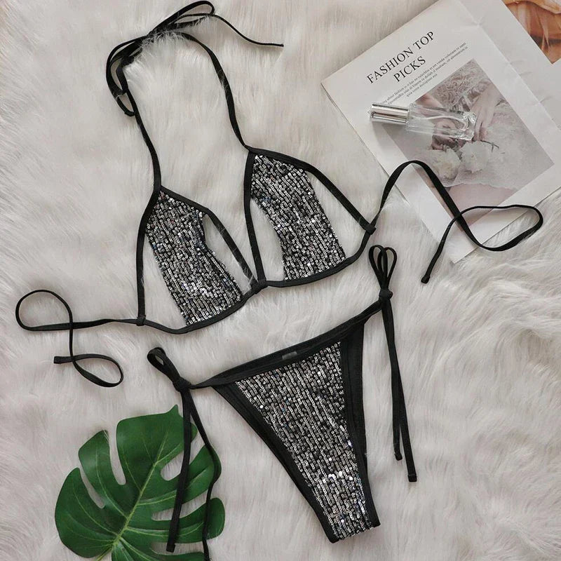 Variantenbild für zweiteiliges Damen-Set im Patchwork-Design, Polyester-1