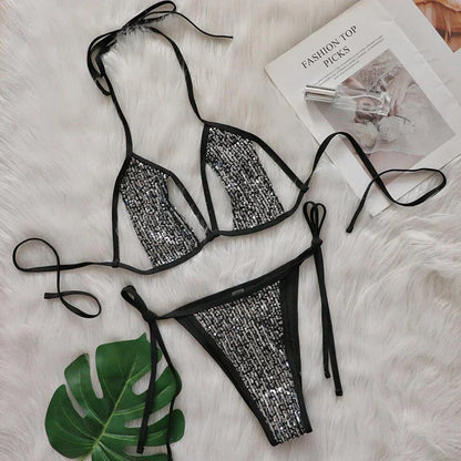 Variantenbild für zweiteiliges Damen-Set im Patchwork-Design, Polyester-1