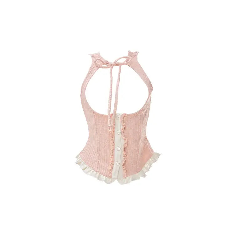 Damen A-Linien Rock mit Träger Polyester 10