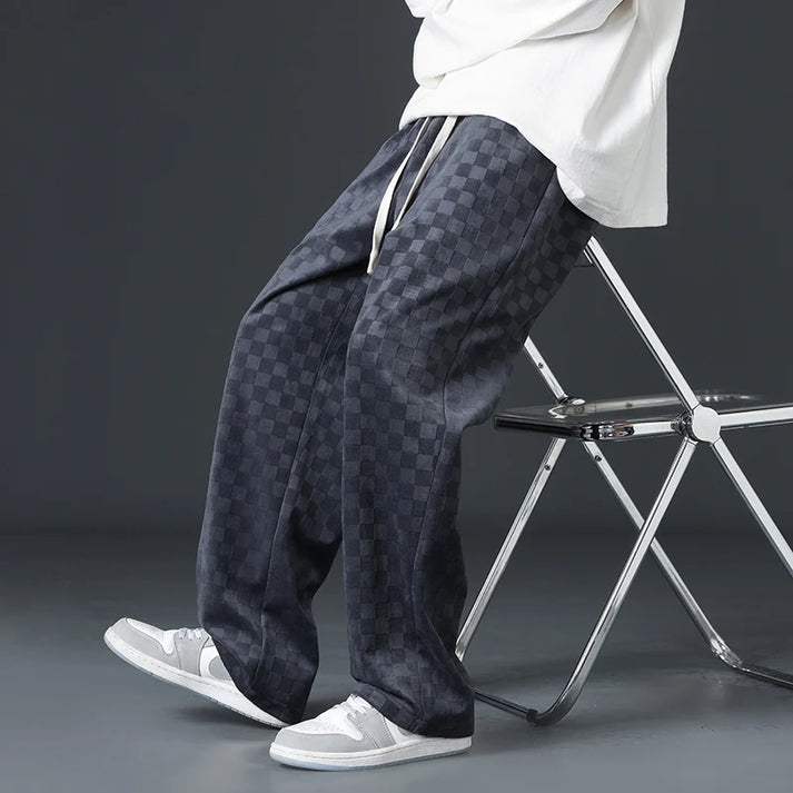Damen-Jogginghose Weites Bein Seidig Poly-Mischung-4