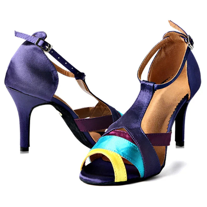 Damen-Stiefel, Bootsstil, Seidensatin und Baumwolle, mit Schnürung, System-5