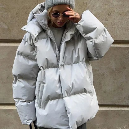 Damenjacke aus Veganleder mit modernem Design – schwarz, warm und weich, perfekte Passform für Damen 7