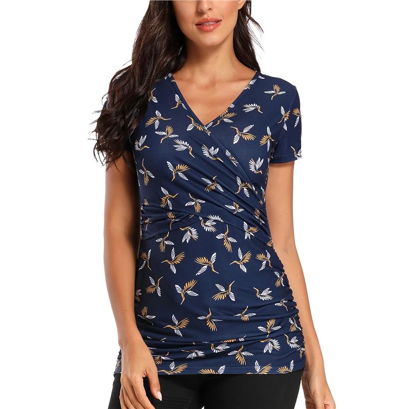 Damen Stillkleid Weiche Baumwolle Elegantes Design mit Öffnungen-6