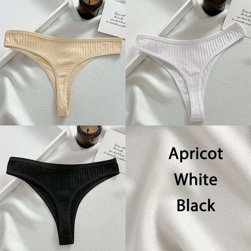 Variant image for Damen-Tanga, Set, monochrome Baumwolle, Spandex-9