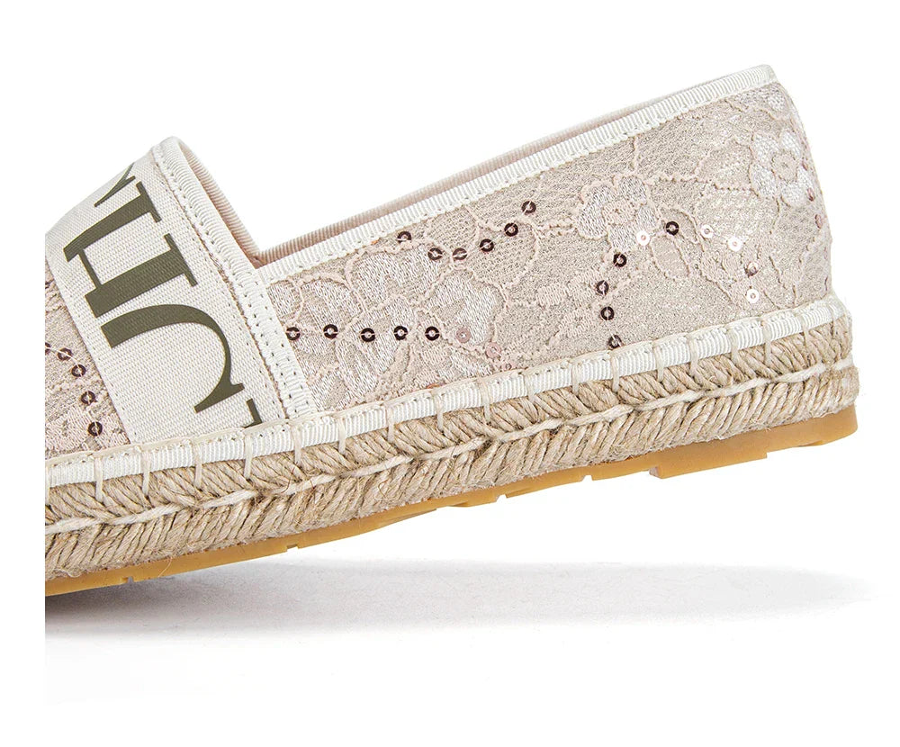 Damen-Espadrilles, Slip-On, runde Zehe, PU, Material-6