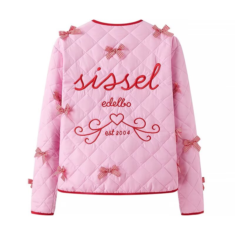 Damen-Pullover, gepolsterte lange Ärmel, hochwertiger Stoff-4