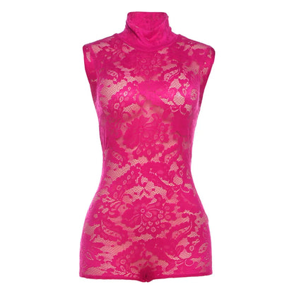 Damen-Jumpsuit Ärmellos Club Polyester-1