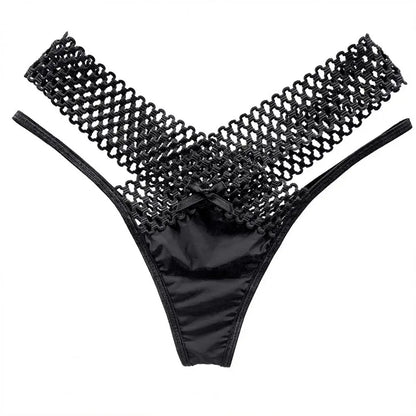 Variant image for Damen-String, Slips, Patchwork, Nylon-4