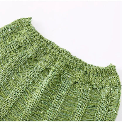 Damen-Rockset, Pailletten, mittlere Stretchqualität, Polyester, über dem Knie-5