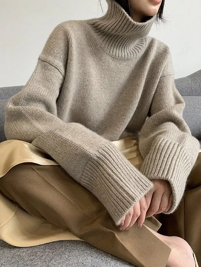 Damenpullover im modernen Design aus 100% Kaschmir 2