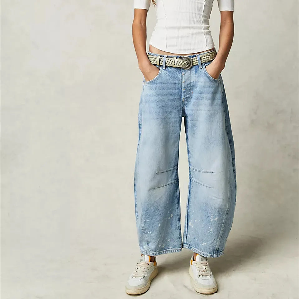 Variant image for Damen Vintage Jeans Hohe Taille 98% Baumwolle 2% Elasthan-21
