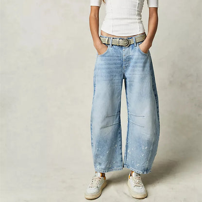 Variant image for Damen Vintage Jeans Hohe Taille 98% Baumwolle 2% Elasthan-21