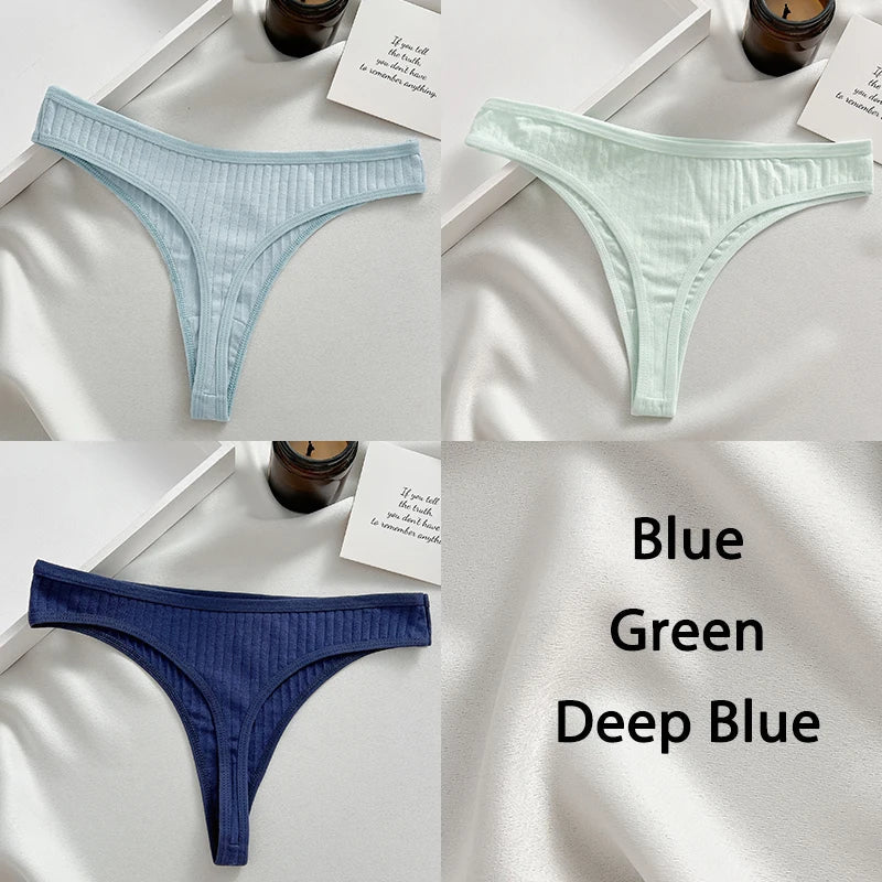 Variant image for Damen-Tanga, Set, monochrome Baumwolle, Spandex-85