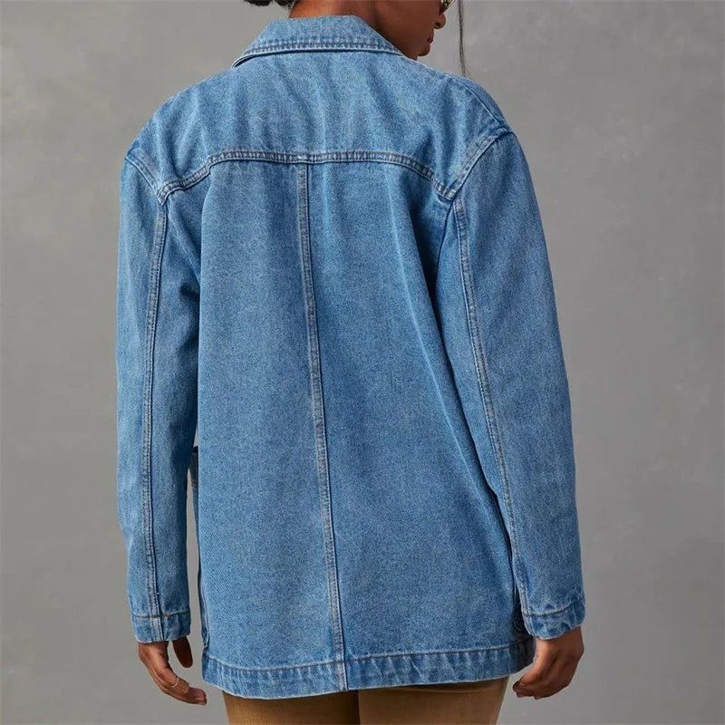 Damen-Jeans Lässiger Schnitt Denim Weich und Langlebig-2
