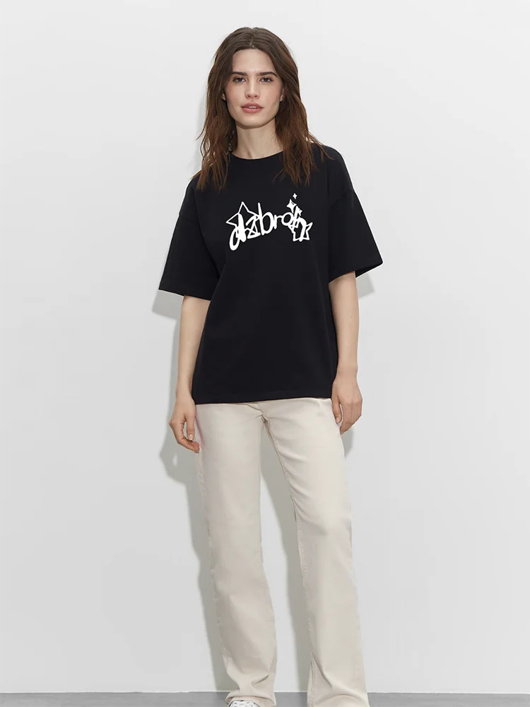 Herren-T-Shirt, Baumwolle Grafikprint, weiche Baumwolle-2